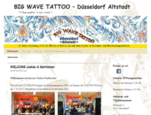 Tablet Screenshot of big-wave-tattoo.de